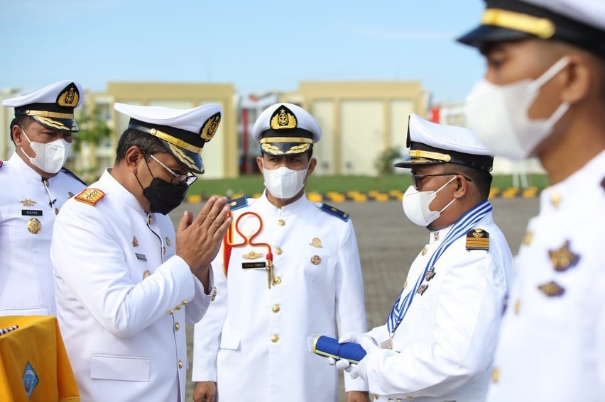 Danny Pomanto Jadi Inspektur Upacara di Pelantikan Peserta Diklat Politeknik Ilmu Pelayaran 